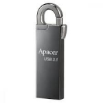 "apacer usb m&auml;lupulk, usb 3.0, 16 gb, ah15a, h&otilde;bedane, ap16gah15aa-1, usb a, karabiiniga