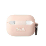 Karl Lagerfeld KLAP2RUNIKP AirPods Pro 2 kate roosa/roosa Silikoon Karl Pea 3D