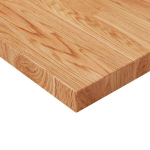 vidaXL kandiline lauaplaat, helepruun, 80x80x4 cm, t&ouml;&ouml;deldud tammepuit, Ruda