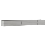 vidaXL taimekast, hall, 400x80x45 cm, Corten-teras