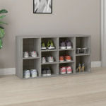 vidaXL jalatsipink, hall Sonoma tamm, 103 x 30 x 54,5 cm, tehispuit