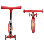 Kolmerattaline t&otilde;ukeratas Aoli LED, punane