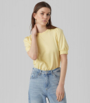 Vero Moda naiste T-s&auml;rk 10275520*02, kollane/lem