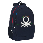 Kooliseljakott Benetton Sixties Meresinine (32 x 44 x 16 cm)