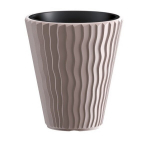 Pott Prosperplast DBSP400 S449, plastik, &Oslash; 390 mm, moka