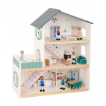 Puidust nukumaja Tooky Toy + FSC figuurid