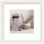 Walther Design pildiraam "Home", 40 x 40 cm, polaarvalge