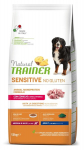 Koerte kuivtoit Natural trainer adult dog sensitive no gluten medium/maxi rabbit j&auml;nesega suurt ja keskmist t&otilde;ugu koertele, 12 kg