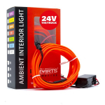 EinParts LED valgusriba auto kaunistamiseks 24V - pikkus 3M, v&auml;rvus Punane