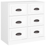 vidaXL puhvetkapp, valge, 70 x 35,5 x 67,5 cm, tehispuit