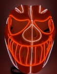 Helendav Halloweeni mask, oranž