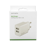 Seinalaadija (juhtmevaba) VoltPlug Dual 12W, valge