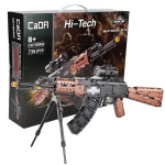 Ehitusplokid Cada p&uuml;stol AK-47 Kalashnikov p&uuml;ss C61009W 738 el.