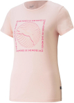 Naiste pluus Puma Graphics She Move Pink 674451 66 674451 66/2XL