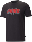 Meeste T-s&auml;rk Puma Graphics Puma Wording, must, M