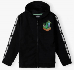 Laste t&otilde;mblukuga kampsun Minecraft, must