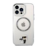 Karl Lagerfeld KKLHMP13XHNKCIT iPhone 13 Pro Max 6,7 selge selge Iconic Karl&Choupette Magsafe l&auml;bipaistev deklas.