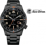 Citizen Eco-Drive BM7555-83E meeste k&auml;ekell, 43 mm, 100 m, must