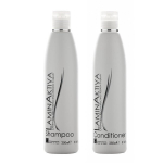 Keratiiniteraapia komplekt LAMINACTIVE: &scaron;ampoon, 250 ml + palsam, 250 ml