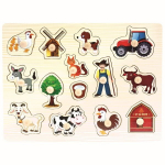 Puidust pusle Bino &bdquo;Farm&ldquo;