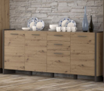 Kummut Forte Flash 4D2S, pruun/hall