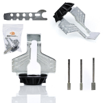 Ketiteritaja Rosfix &ndash; Komplekt 3 freesiga, Paigaldatav lihvijale, Teras ja plast