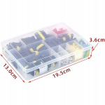 Hermetilised elektri&uuml;hendused &ndash; Veekindel, 240 osa, IP67, Sobib 0.5&ndash;1.5 mm&sup2; kaablile