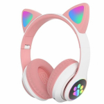 K&otilde;rvaklapid Cat Ear Juhtmeta k&otilde;rvaklapid, LED-valgustusega Bluetooth