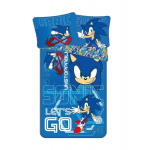 Voodipesu komplekt Sonic Let's Go, 140x200, 2-osaline