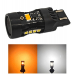 LED-pirn W21/5W 7443 12V, kahes v&auml;rvitoonis, JP