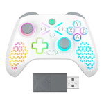 (RGB 02)Juhtmeta m&auml;ngupult Xbox One'i, Xbox Seris S, Xbox Series X konsooli Win 7 8 10 kahevibraga kuueteljelise g&uuml;roskoobi m&auml;ngukontrolleriga, RGB 02