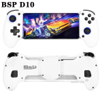 (D11 Valge)BSP D11 teleskoopm&auml;ngukontrolleri mobiiltelefoni m&auml;ngupult turbo/6-teljelise g&uuml;roskoopi/vibratsiooniga Androidi iOS PS3 PS4 l&uuml;lituskonsooli jaoks, D11 Balta