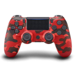 (Camo Red)Juhtmeta kontroller SONY PS4/Slim/Pro jaoks Toetage Bluetoothi ​​juhtmevaba m&auml;ngupulti PlayStation4 juhtkangi konsooli jaoks PC/Android jaoks, Camo Red