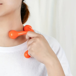 Ergonoomiline 4-punktiline k&auml;emasseerija seljale ja kaelale, Oranžinė