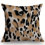1tk Swono Loomade Leopardimustriga Maamehe Dekoratiivne Padi Kodu Diivan Kaunistus 45.72x45.72 Cm