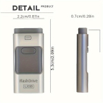 USB m&auml;lupulk - &Uuml;hildub iPhone, iPad, Android ja Arvutitega - Saadaval Suurustes 32GB kuni 512GB Sinu Meedia jaoks.