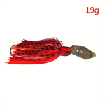 13g/0.46oz 19g/0.67oz Spinner Chatter Bait Kaldulant Jig Peaga Haug Bass Kala P&uuml;&uuml;k, Raudona