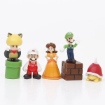 12tk/24tk/48tk Super Mario Bros m&auml;rulifiguurid Kawaii Bowser Anime figuurid koos hoiukotiga lastele m&auml;nguasjadele Kingitused[HK] 48tk koos kotiga