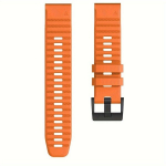 Nutikell 22MM spordi silikoonrihm Garmin Fenixile 6 Pro, Oranžinė
