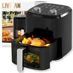 LIVMAN Y-5060S l&auml;bipaistva k&uuml;psetusaknaga, reguleeritava temperatuuri ja eelseadistatud k&uuml;psetusrežiimidega, 5,5l, 1350W