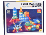 Magnetplokid 64-tk Valgustusega magnetplokid ZA5240
