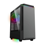 Coil torn atx midi usb 3.0 arvuti korpus argb must m&auml;ngimine klaasist led aken paladin t801