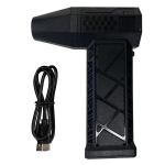 Tolmuimeja Air Blaster 2.0, h&uuml;draadiga laetav minielektriline &otilde;hutolmuimeja &ndash; 3 kiirusega reguleeritav, 130 000 p/min v&otilde;imas valgusega puhur &ndash; t&auml;iuslik