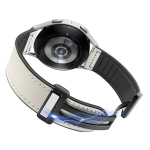 22mm Kunstnahast Magnetkinnitus Rihm Samsung Galaxy Vaata 46mm/Gear S3 Garmin Spordirihma Asendusrihm., Baltas