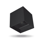 Videx fassaadivalgusti LED 6W, IP54, must