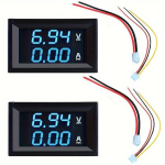Digitaalne voltmeeter ampermeeter LED, Mėlyna