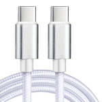 60W Type-C Kiirkaabel USB-C MacBooki jaoks, Sidabrinis