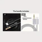 USB-C Kuni 3.5mm K&otilde;rvaklappide Adapter, U-Kilp DAC Digitaalne Muundur, Sobib Huawei/iPhone/Samsung/Xiaomi., Skaitmeninis modelis-juodas pynimas + skaitmeninis modelis-sidabrinis pynimas