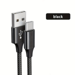 L&auml;ikiv USB-C &uuml;likiire laadimiskaabel PD66W MacBook, iPad, Samsung jaoks, Juoda