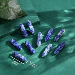 10tk Tervendavad Kristallid Kivid Komplekt 7 T&scaron;akra Loomulik Kvarts Amet&uuml;st Avantiurii Kassisilma Karneool Reiki Gemstone Punktid Energia Tasakaalustamine Meditatsiooniteraapia, Mėlynas baltas sodalitas
